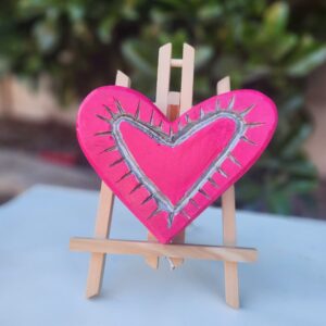 Corazón Exaltado 9,5x15 cm.